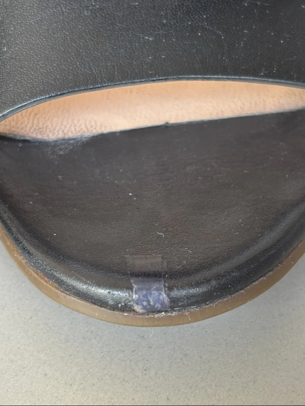 Cole Haan Black Leather Espadrille Taylor Wedge Sandal 7B